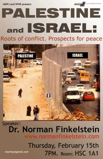 Norman Finkelstein: Roots of conflict, Prospects for peace